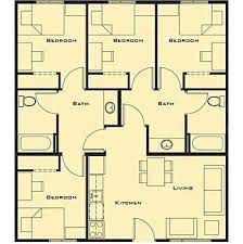 Four Bedroom House Plans