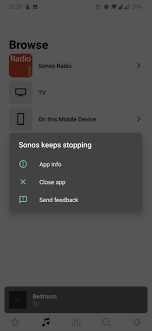 It is on every app that i open at that point. Unable To Use Sonos App On Android After Latest Update Sonos Community