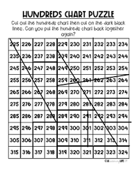 Hundreds 100 Chart Puzzles 1 100 80 179 And 225 324