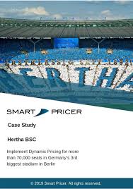 Alexander #schwolow nahm sich in den eigenen vier wänden zeit, die. Hertha Bsc Implements Dynamic Pricing Smart Pricer