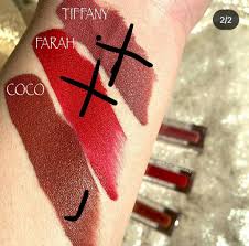 f a r a h matte liquid lipstick in coco
