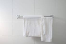 hang wet towels after showering