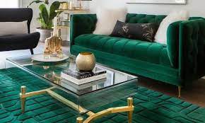 Emerald Green Sofa Living Room Ideas