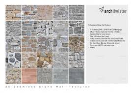 25 Seamless Stone Wall Textures Stone