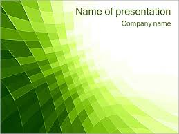 Green Abstraction Design Powerpoint Template Backgrounds Google