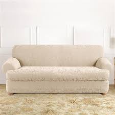 surefit sure fit jacquard damask sofa