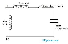 capacitor motor circuit working
