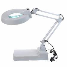 Plastic Tabletop Magnifying Desk Lamp