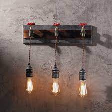 Wall Sconce With Exposed Edison Bulb Homary
