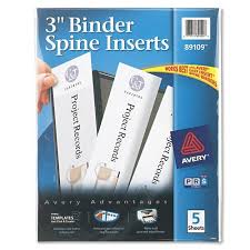 Avery Binder Templates Spine 2 Inch Ave89109 Avery Binder