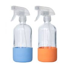 Glass Spray Bottle Bundle With Orange