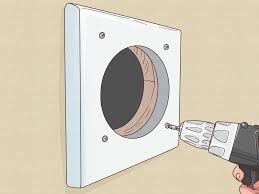 Before you can begin the installation process, it's important to make if your dryer comes equipped with a plastic vent hose or you decide to use one for other reasons, use it also hides the faucets, tubes and outlets to give your entire washing machine and dryer set up a. 4 Ways To Install A Dryer Vent Hose Wikihow