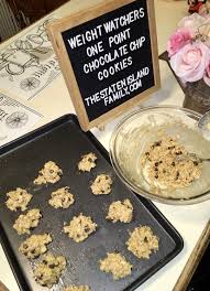 Freeze raw cookies on wax paper until firm. Weight Watchers 1 Point Chocolate Chip Cookies
