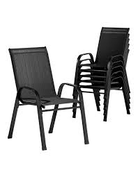 Gardeon Outdoor Stackable Chairs X6 In