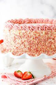 strawberry crunch ice cream cake life