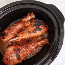 easy slow cooker turkey legs with