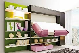 wall cabinet with folding bed living