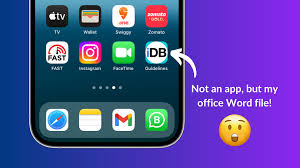 iphone or ipad home screen