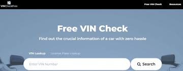 vincheckfree overview free vin check