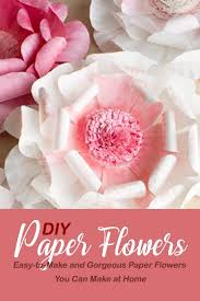 Easy diy crepe paper flowers. Diy Paper Flowers Easy To Make And Gorgeous Paper Flowers You Can Make At Home Amazon Co Uk Choi Harry 9798664314656 Books