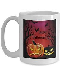 Multiple types of high quality mugs and apparel to choose from, all at prices you can afford! Halloween Themed Mug Happy Halloween Coffee Mug With Jack O Lantern Pumpkins For Kids And Adults Buy Online In Bermuda At Bermuda Desertcart Com Productid 55365913