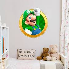 Luigi 3d Wall Sticker