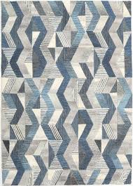 Dieser teppich ist aus 85 % viskose und 15 % polyester gefertigt. Ziggyn Grau Blau 160x230 Carpetvista