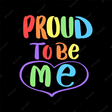 Premium Vector | Proud to be me handwritten motivational quote support  message unique personality concept