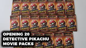 OPENING 20 Movie Edition Pokémon Detective Pikachu Booster Card Packs! -  YouTube