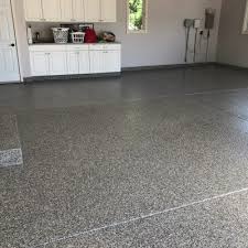 Installing an epoxy coating garage flooring is a great option, as epoxy coatings are incredibly strong, easy to clean and maintain, and require minimal time to apply. How To Prep Garage Floor For Epoxy Coating One Day Custom Floors Concrete Resurfacing Floor Coatings