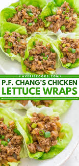 copycat p f chang s lettuce wraps