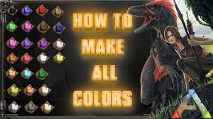 colors dyes in ark