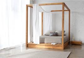 Queen Canopy Bed Frame Bedroom Diy