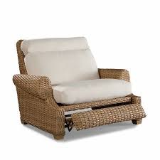 Outdoor Wicker Recliner Cuddle Chair