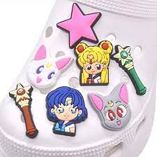Amazon.com: Sailor Moon Anime Croc Charms 23 Pieces: Clothing, Shoes &  Jewelry