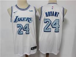 See more ideas about soccer jersey, football shirts, jersey. Los Angeles Lakers 24 Kobe Bryant 2020 21 White City Edition Swingman Jersey