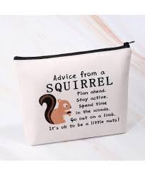 mbmso advice from a squirrel makeup bag