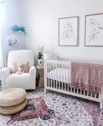 oriental rug in a baby nursery kids