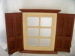 Buy Window With Shutters Mirrored