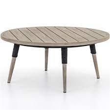 Teak Wood Round Outdoor Coffee Table