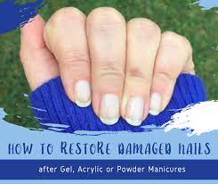 how to re damaged nails after gel
