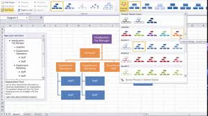 Organization Chart Template Excel Quick Easy Youtube