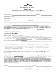 Archdiocese Of Seattle Field Trip Form Fill Out And Sign