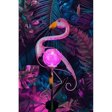 Flamingo Solar Garden Light Ornament