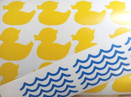 15 rubber ducky decal duck vinyl wall