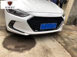 The hyundai elantra eco model is expected to return about 35 mpg combined. Car Accessories For Hyundai Elantra 2016 2017 2018 Front Bumper Racing Grille Honeycomb Mesh Glossy Black For Hyundai Modified Racing Grills Aliexpress