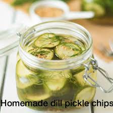homemade dill pickle chips culinary