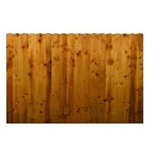 wooden or concrete fencing panels