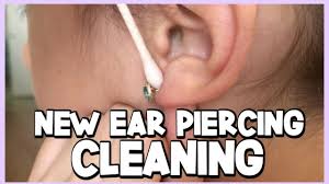 There are several practices you must adopt to avoid any chance of infection. How To Clean Your Newly Pierced Ears Ear Piercing Aftercare Youtube