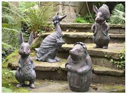 Beatrix Potter Garden Sculptures Peter